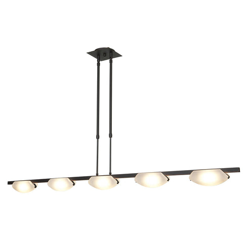 Nido 5-Light Dimmable LED Pendant - Oil Rubbed Bronze Ceiling Access Lighting 