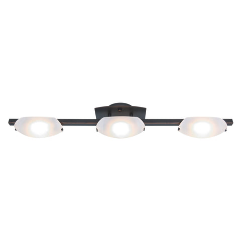 Nido 3-Light Dimmable LED Semi-Flush - Oil Rubbed Bronze Ceiling Access Lighting 