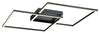 Squared Dimmable LED Ceiling or Wall Fixture - Black (BL) Wall Access Lighting 