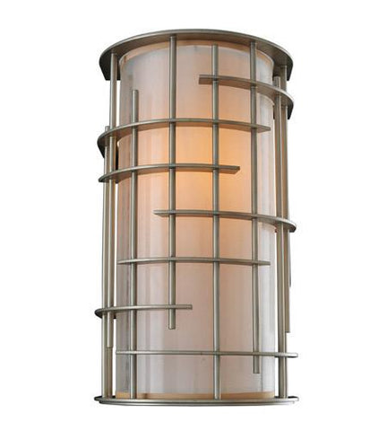 Atelier 14"h Tarnished Silver Vertical Wall Sconce Wall Kalco Silver 