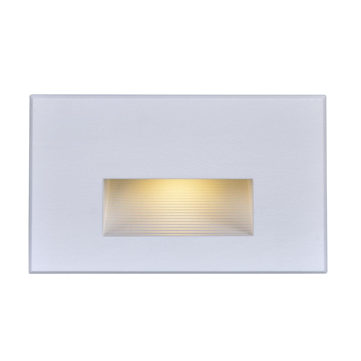 LED Horizontal Step Light 5 Watt White Finish 120 Volts Outdoor Nuvo Lighting 