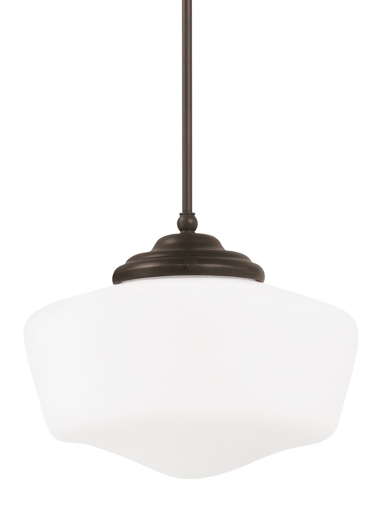 Academy Medium One Light Pendant - Heirloom Bronze Ceiling Sea Gull Lighting 