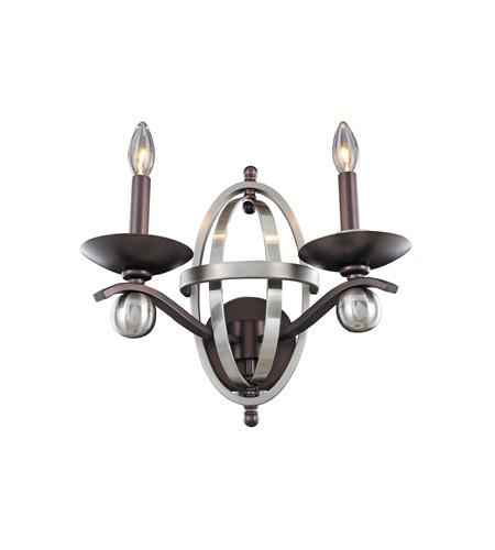 Rothwell 2 Light Wall Sconce Wall Kalco Nickel 