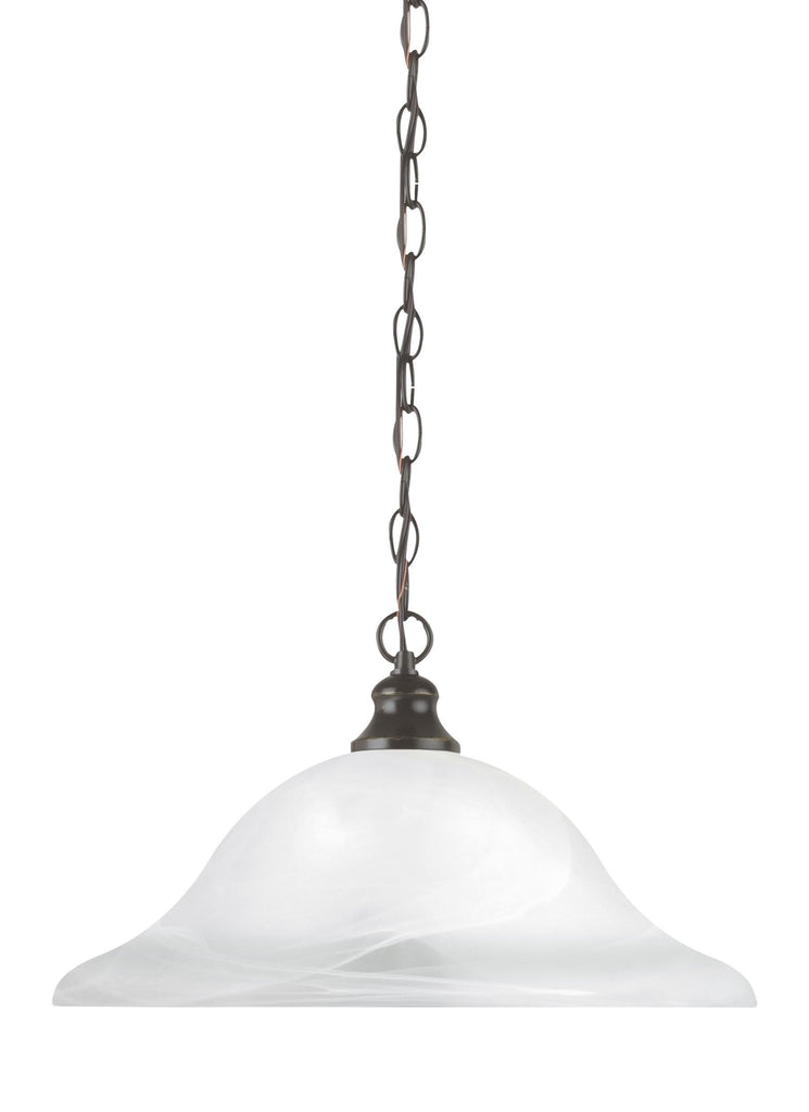 Windgate One Light LED Pendant - Heirloom Bronze Ceiling Sea Gull Lighting 