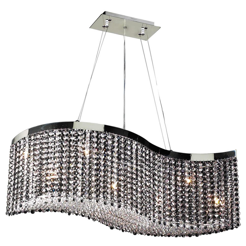 Clavius - I 36"w Crystal Chandelier Ceiling PLC Lighting 