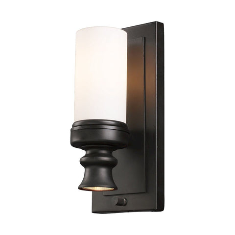 Newfield 2 Light Wall Sconce In Oiled Bronze Wall Sconce Elk Lighting 