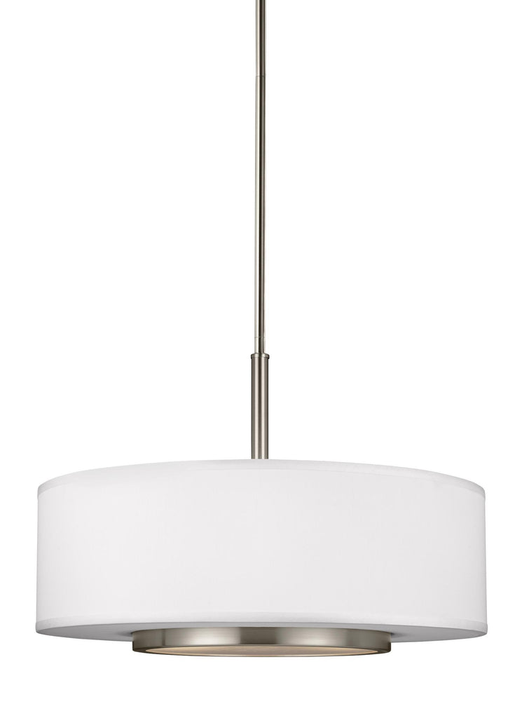 Nance Three Light Pendant - Brushed Nickel Ceiling Sea Gull Lighting 