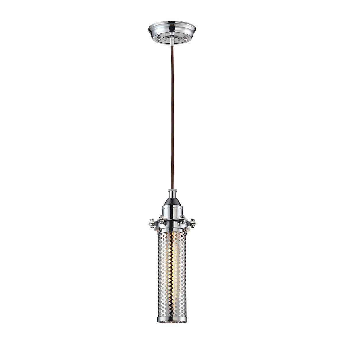 Fulton Pendant In Polished Chrome Ceiling Elk Lighting 