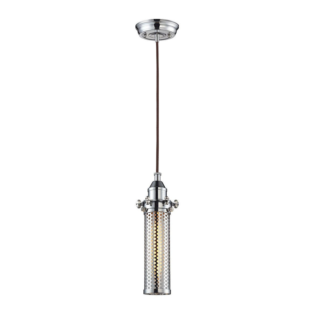 Fulton Pendant In Polished Chrome Ceiling Elk Lighting 