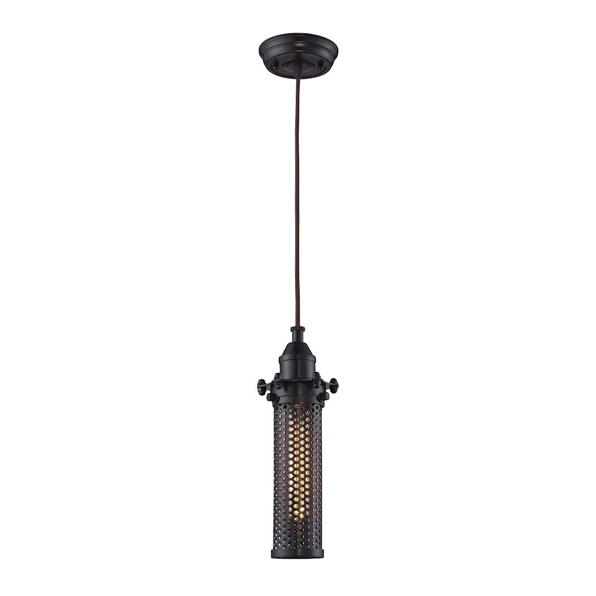 Fulton Pendant In Oil Rubbed Bronze Ceiling Elk Lighting 