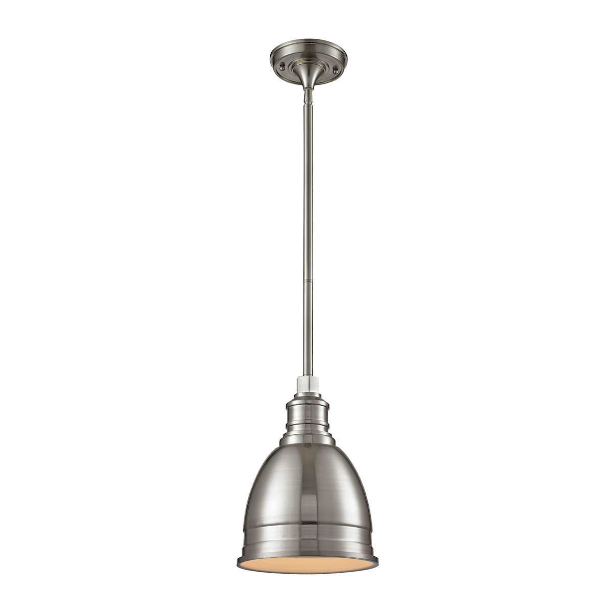 Carolton Pendant In Brushed Nickel Ceiling Elk Lighting 