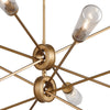 Xenia 12 Chandelier Matte Gold Ceiling Elk Lighting 