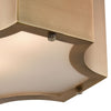 Gordon 11"w Flush Mount - Classic Brass Ceiling Elk Lighting 