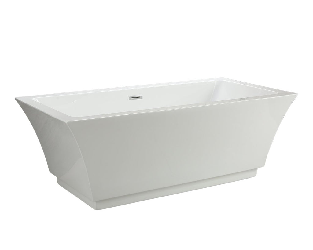 Maliboo 60" Modern Freestanding Acrylic Bathtub Furniture MTD Vanities 