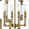 Brandon 4 Pendant Classic Brass Ceiling Elk Lighting 