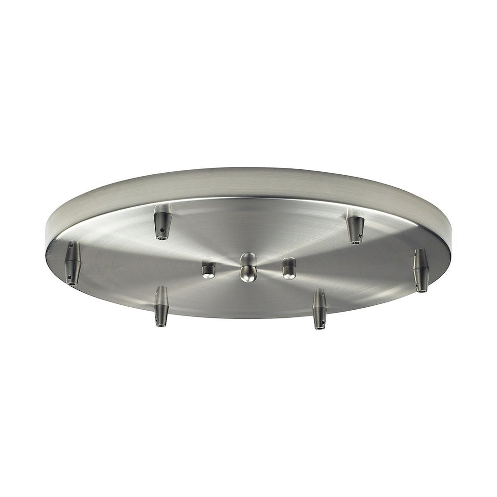 Illuminare Accessories 6 Light Round Pan In Satin Nickel Parts/Hardware Elk Lighting 