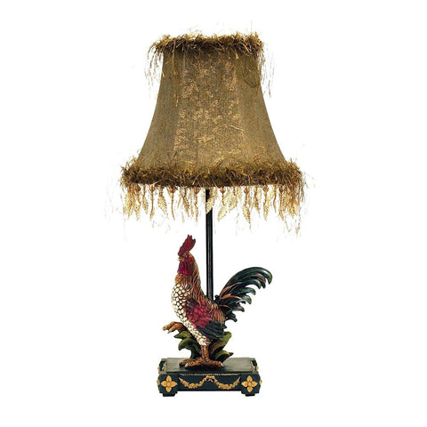 Petite Rooster Table Lamp in Ainsworth Finish Lamps Dimond Lighting 