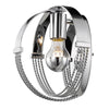Carter Wall Sconce in Chrome Wall Golden Lighting 