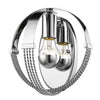 Carter Wall Sconce in Chrome Wall Golden Lighting 