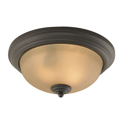 Huntington 2-Light Ceiling Lamp in Oil Rubbed Bronze Ceiling Thomas Lighting 