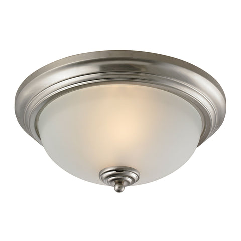 Huntington 2-Light Ceiling Lamp in Brushed Nickel Ceiling Thomas Lighting 
