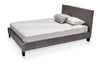 Bolan Queen Bed Gray Fabric Furniture Enitial Lab 