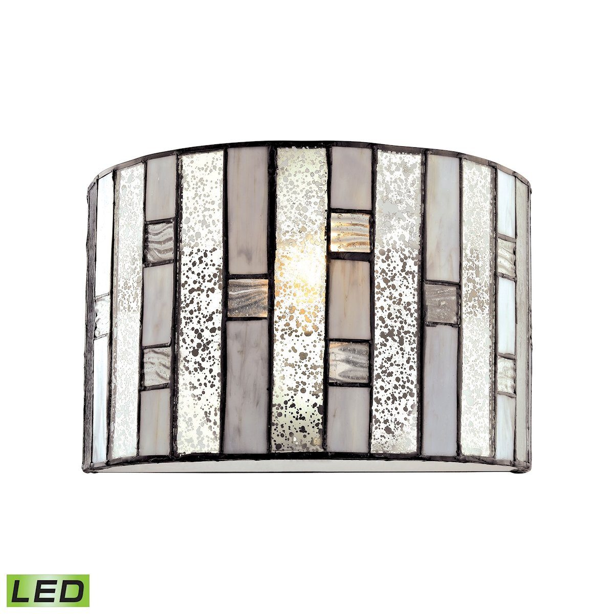 Ethan 1 Light LED Wall Sconce In Tiffany Bronze Wall Sconce Elk Lighting 