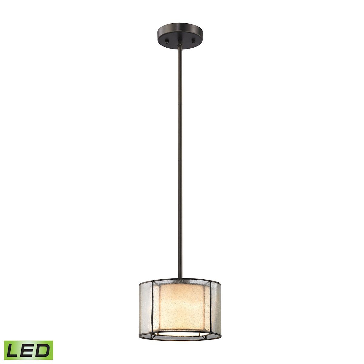 Mirage LED Pendant In Tiffany Bronze Ceiling Elk Lighting 