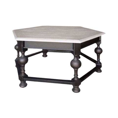 Arizona Coffee Table Sand Through Black And Grey Wirebrushed Top Lodge Coffee Table Furniture Stein World 