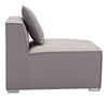 Fiji Middle Chair Gray Outdoor Zuo 