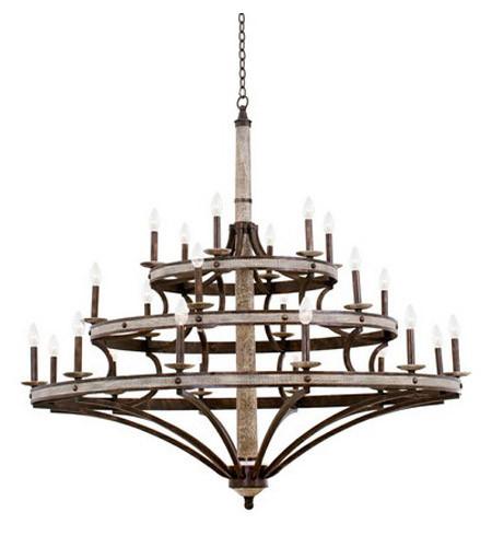 Coronado 24 Light 3 Tier Chandelier Ceiling Kalco 