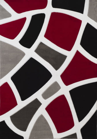 Studio Courtyard Red Rug - 4 Sizes Available