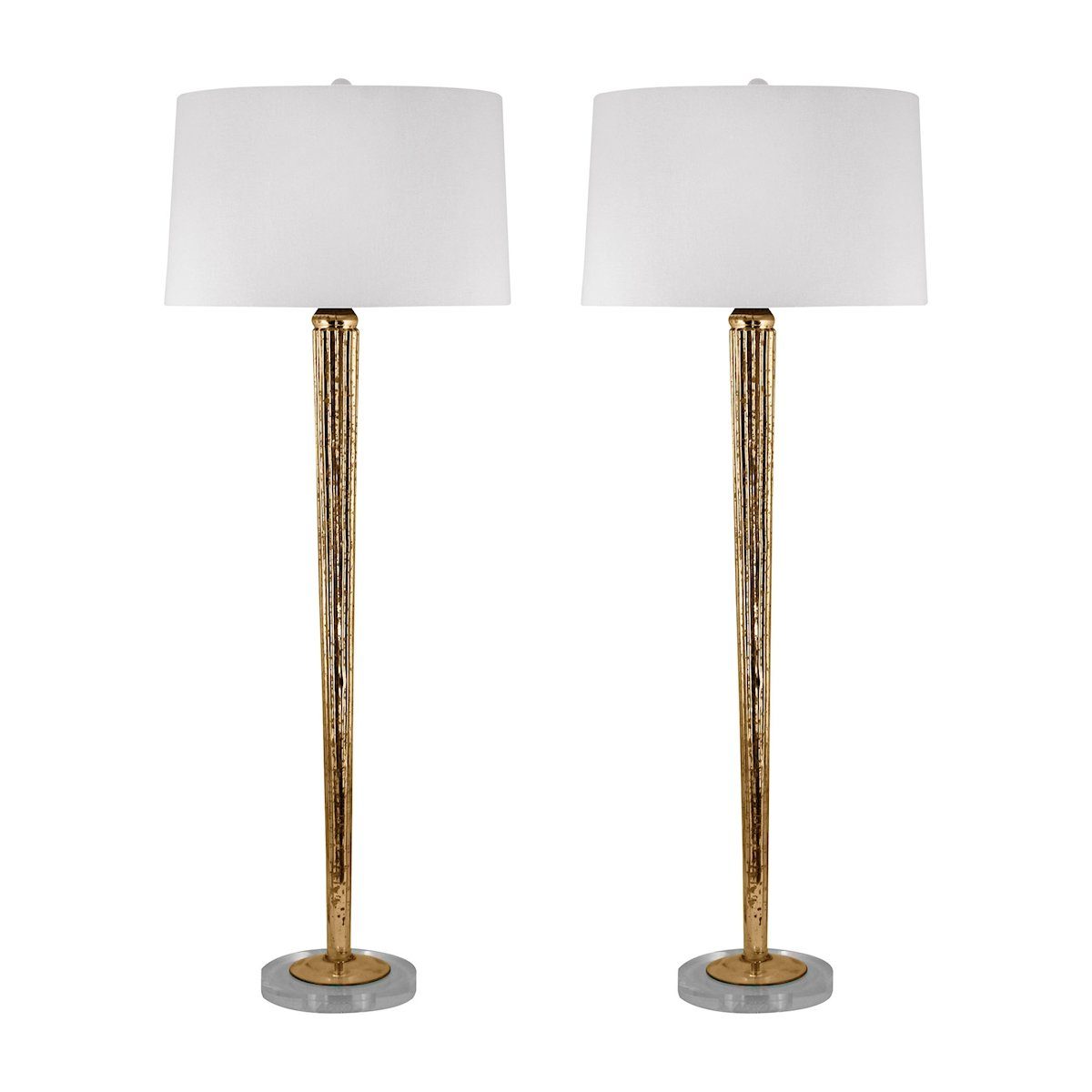 Mercury Glass Candlestick Lamp In Gold Lamps Dimond Lighting 