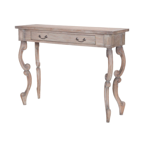 Carved Scroll Entry Table Furniture GuildMaster 