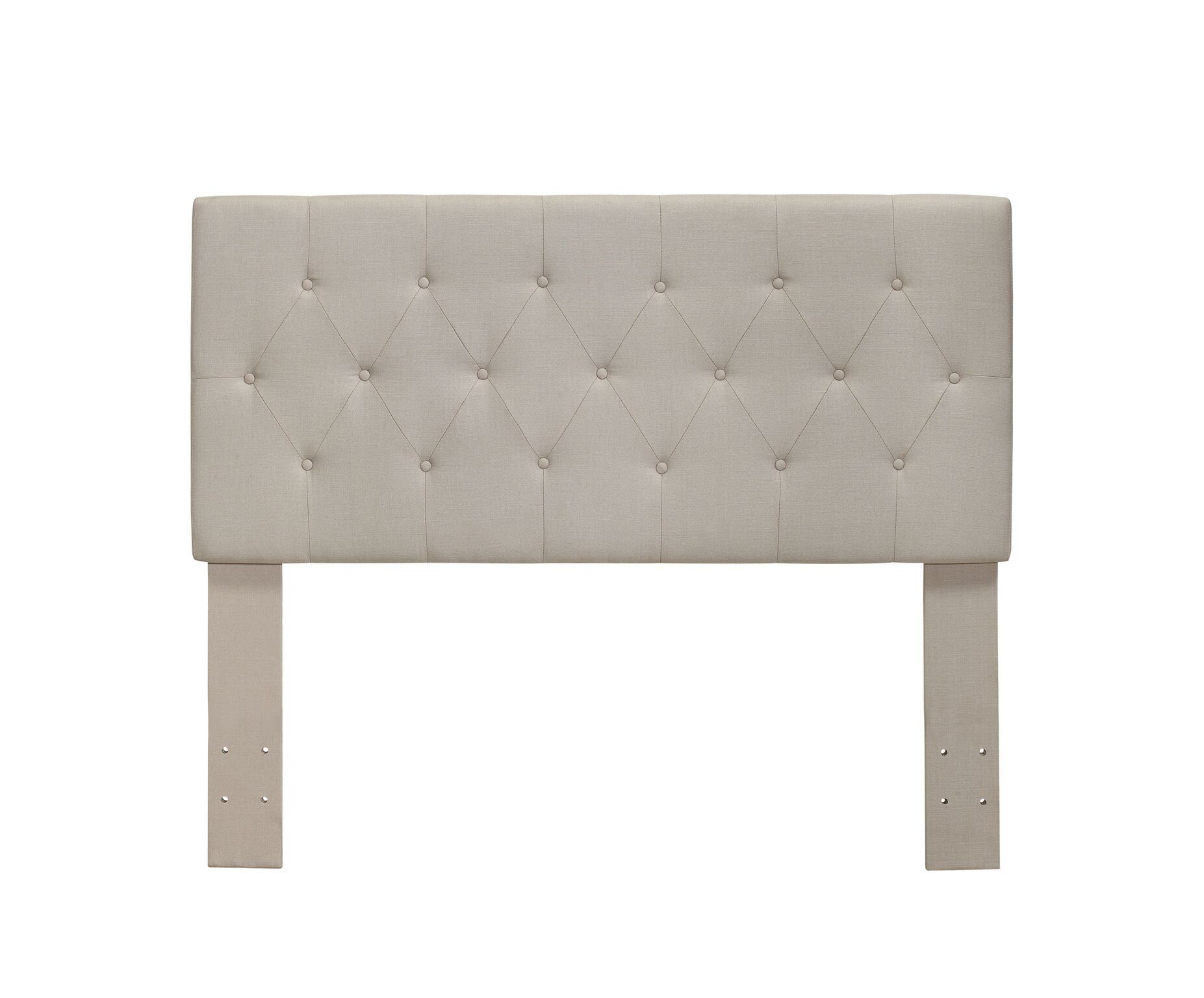 Diane Button-Tufted Full/Queen Headboard Ivory Furniture Enitial Lab 