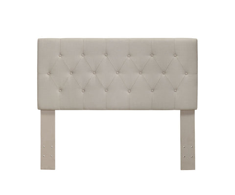 Diane Button-Tufted Full/Queen Headboard Ivory