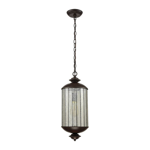 Anders 1 Light Pendant In Oil Rubbed Bronze Ceiling Elk Lighting 