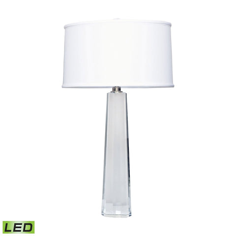 Crystal Faceted Column LED Table Lamp Lamps Dimond Lighting 