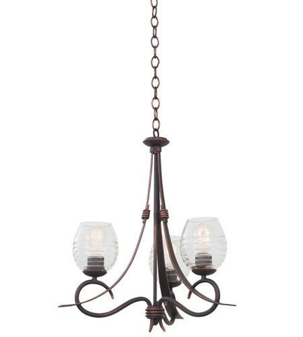 Seabrook 3 Light Chandelier Ceiling Kalco 