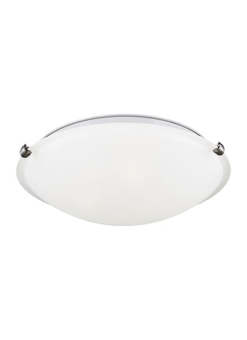 Small LED Ceiling Flush Mount - Brushed Nickel Ceiling Sea Gull Lighting 