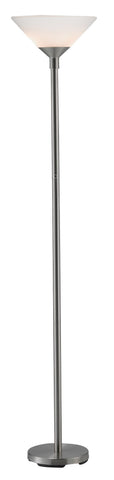 Aries Floor Lamp - Brushed Steel