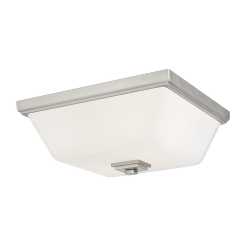 Ellis Harper Two Light Ceiling Flush Mount - Brushed Nickel Ceiling Sea Gull Lighting 