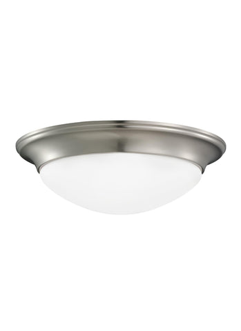 Nash One Light Ceiling LED Flush Mount - Brushed Nickel Ceiling Sea Gull Lighting 