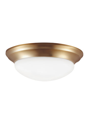 Nash Two Light Ceiling Flush Mount - Satin Bronze CEILING Sea Gull Lighting 