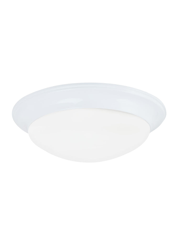 Nash Two Light Ceiling LED Flush Mount - White Ceiling Sea Gull Lighting 