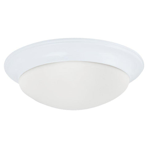 Nash Three Light Ceiling Flush Mount - White Ceiling Sea Gull Lighting 