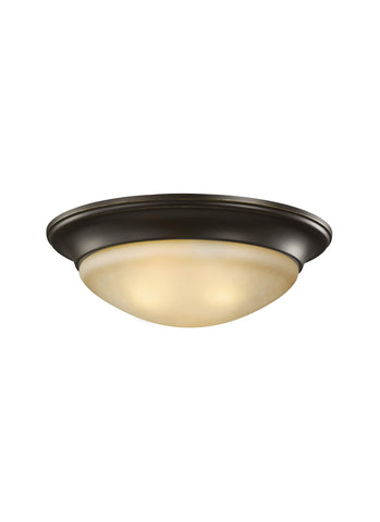 Nash Large LED Ceiling Flush Mount - Heirloom Bronze Ceiling Sea Gull Lighting 