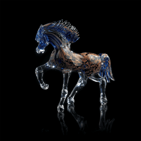 Arte di Murano Avventurina Average Horse Trotting Decor Accessories Arte di Murano 