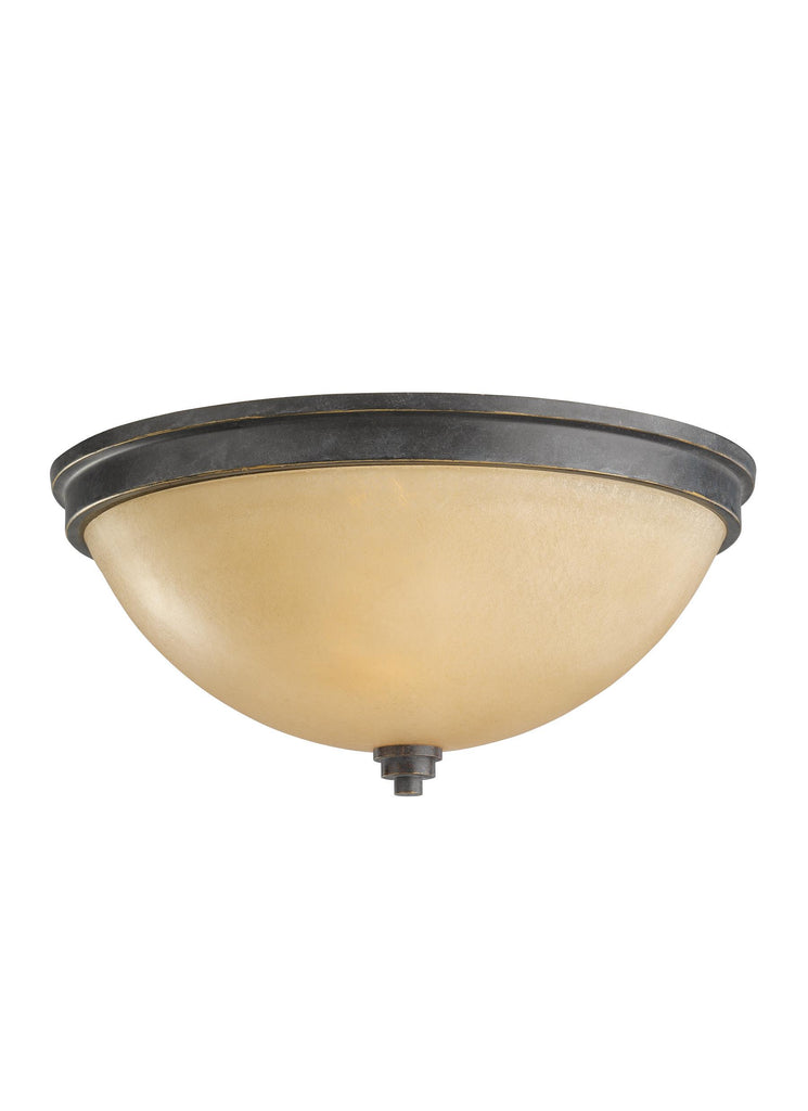 Parkfield Two Light Ceiling Flush Mount - Flemish Bronze CEILING Sea Gull Lighting 