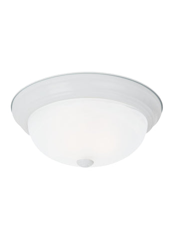 Windgate One Light Ceiling LED Flush Mount - White Ceiling Sea Gull Lighting 